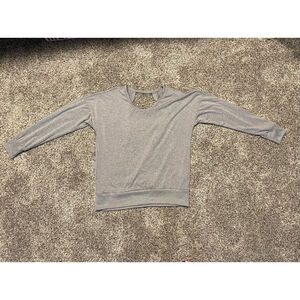 Marika Women's Open Back Shirt, Size Small, Gray, NWOT